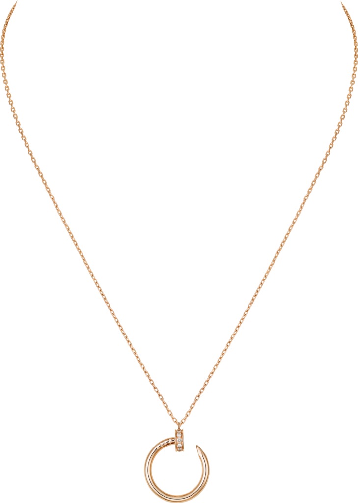 Juste un Clou necklaceRose gold, diamonds