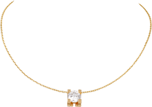 C de Cartier necklace Yellow gold, diamond