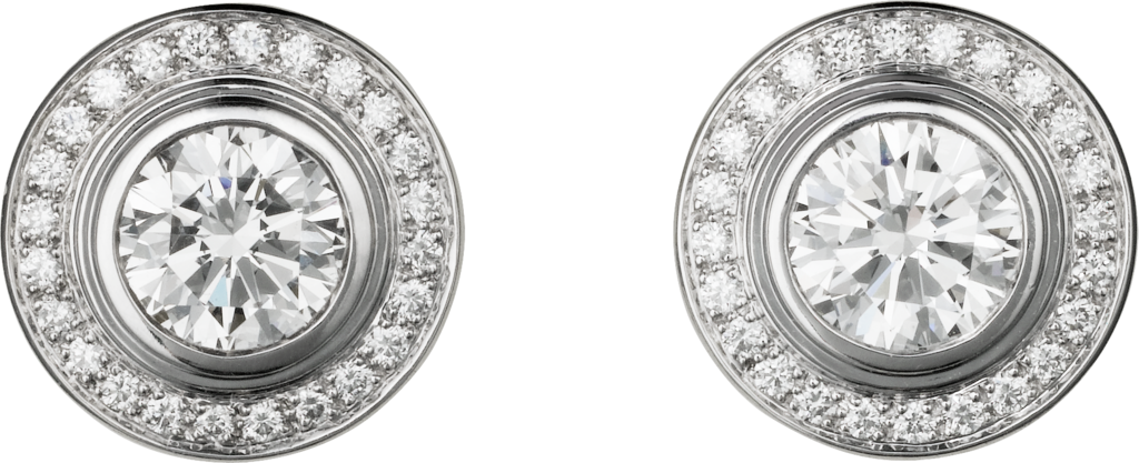 Cartier d'Amour earringsWhite gold, diamonds