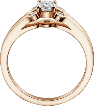 Ballerine Solitaire Rose gold, diamond