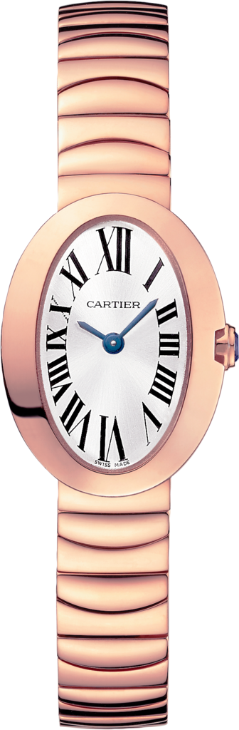 Mini Baignoire watchMini model, quartz movement, rose gold