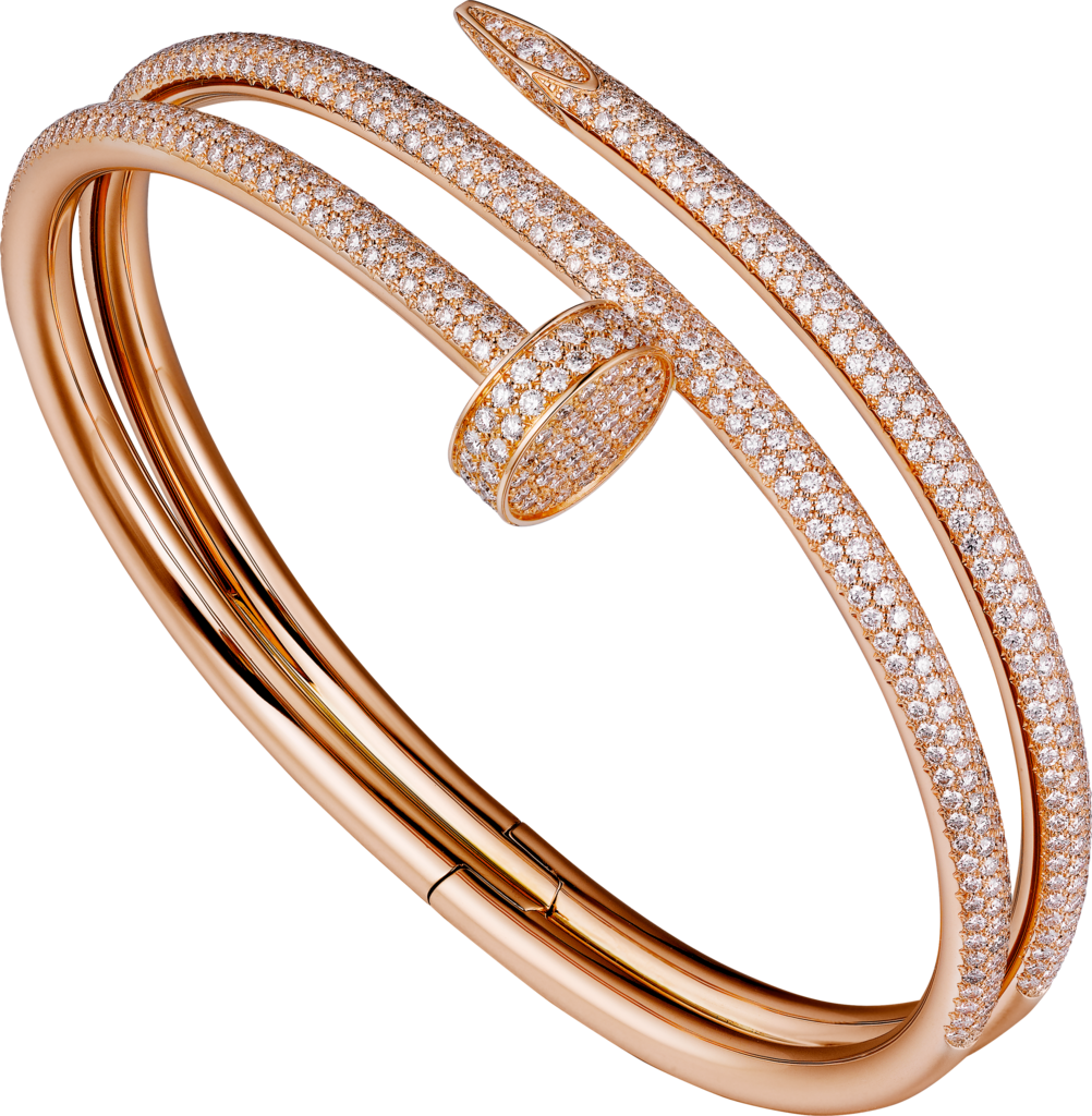 Juste un Clou braceletRose gold, diamonds