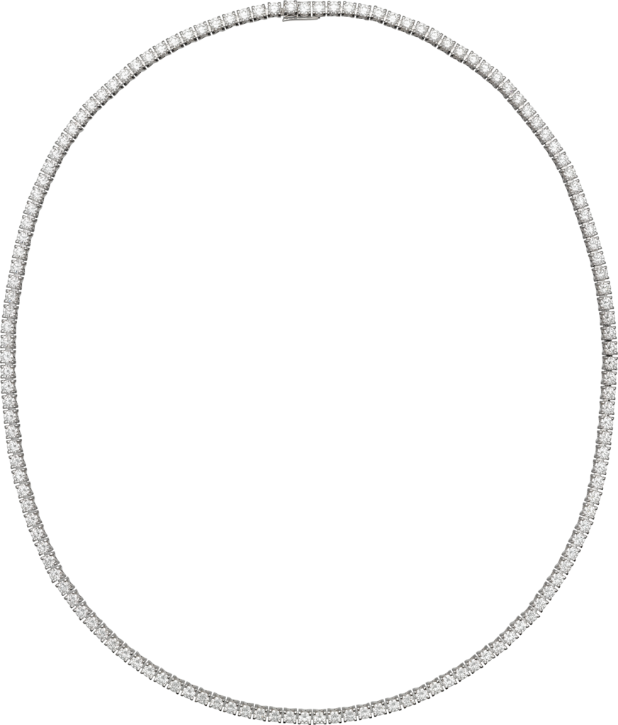 Essential Lines necklaceWhite gold, diamonds