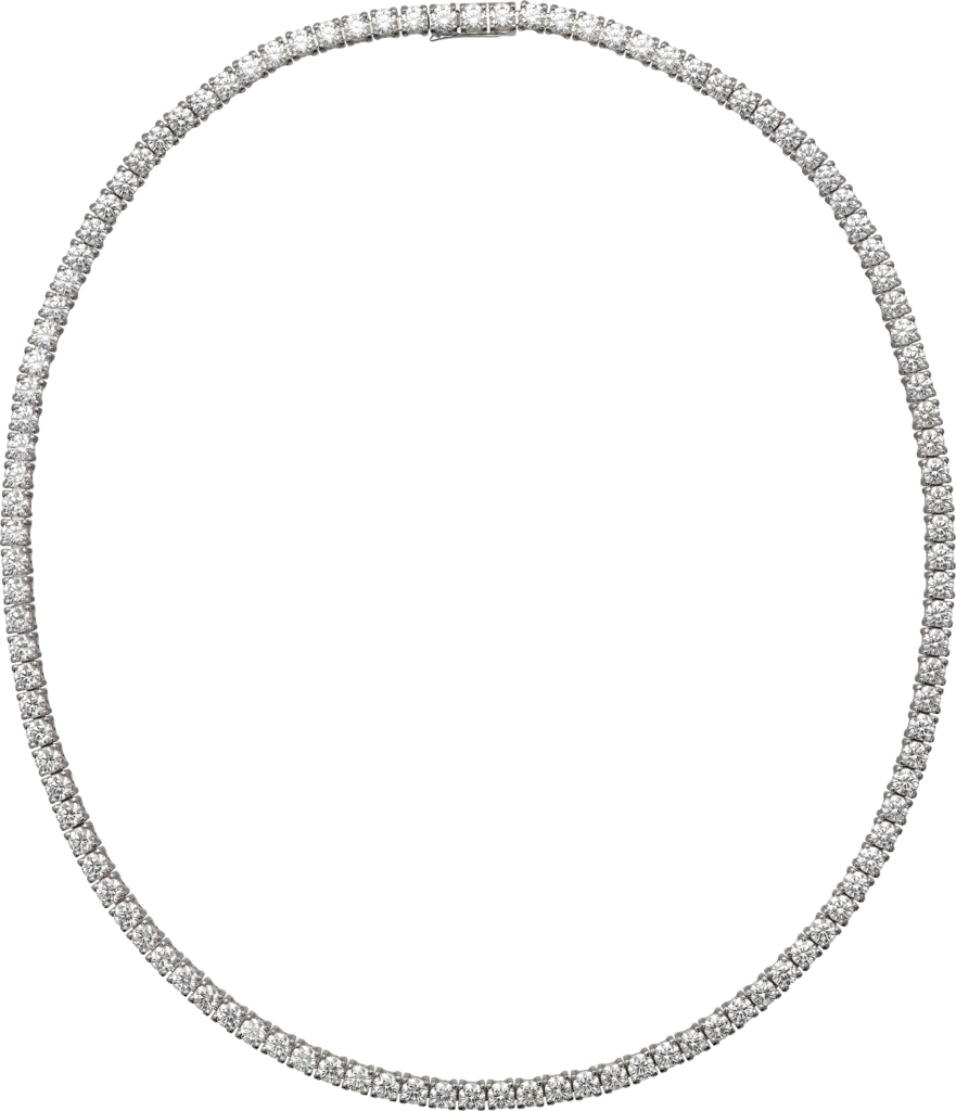 Essential Lines necklaceWhite gold, diamonds